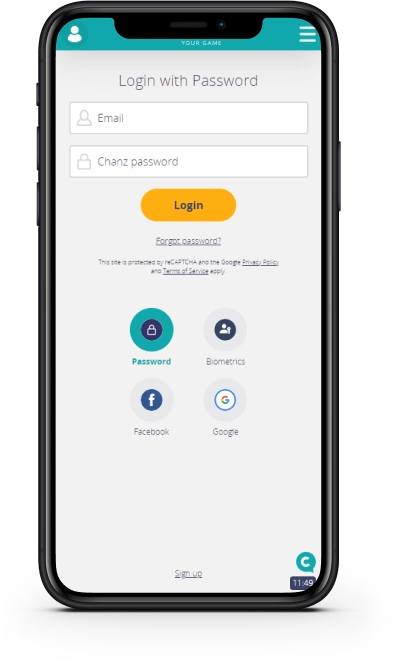 Chanz Casino Mobile
